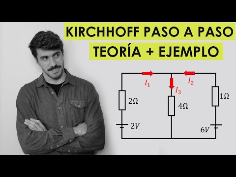 Leyes de Kirchhoff (mallas y nodos) Ejercicio Resuelto Paso a Paso + Teoría Resolución de Circuitos