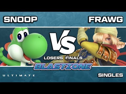 PSG Blastzone: Frawg (Bayonetta/Sheik/Mario) vs Sugoi | Snoop (Yoshi) - Losers Finals