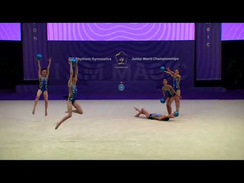 Greece (GRE) - 2023 Rhythmic Junior Worlds Qualifications 5BA Group