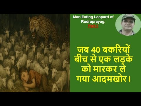 Man eating leopard of Rudraprayag, Part-1, रुद्रप्रयाग का आदमख़ोर तेंदुवा , भाग-1