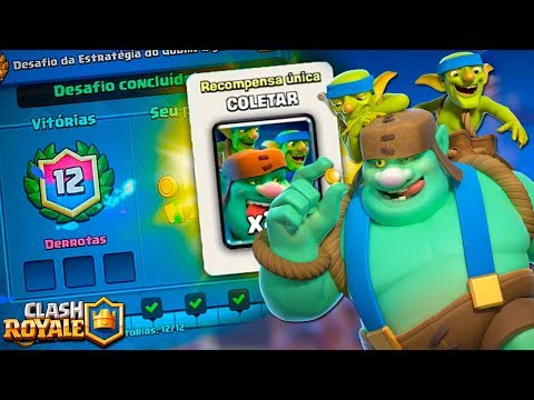 JOGANDO O DESAFIO DO GOBLIN GIGANTE NO CLASH ROYALE
