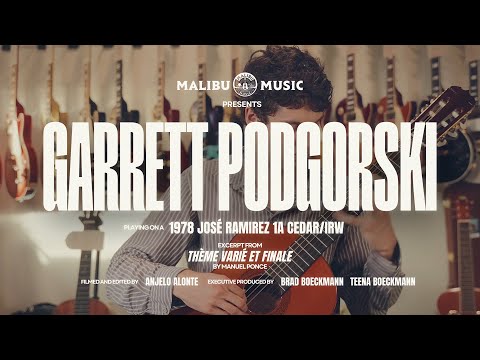 Garrett Podgorski plays Manuel Ponce: Thème Varié et Finale on a 1978 José Ramírez 1A Guitar