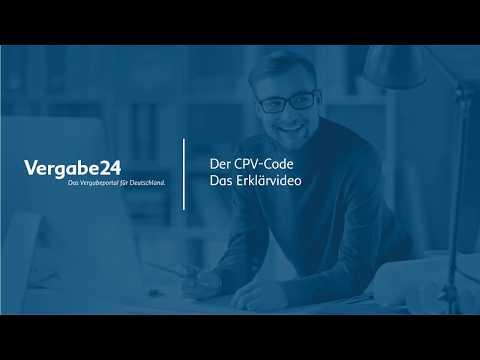 Suche mit CPV-Code auf Vergabe24