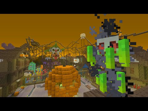 Minecraft (Xbox360/PS3) - Halloween Mashup - FULL SHOWCASE! + First Impressions