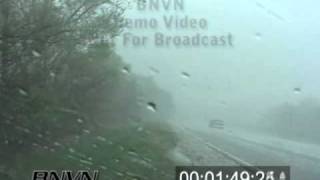 preview picture of video '4/21/2005 Hail Storm Video From Saint Mary Nebraska. Large Hail Video'