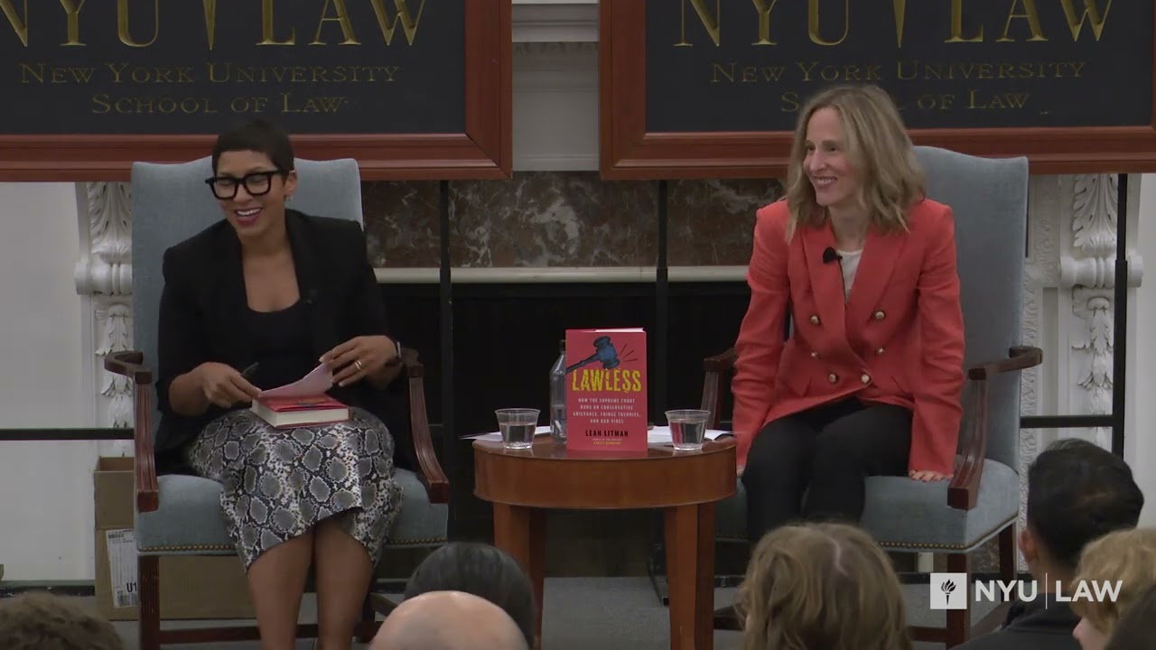 NYU Law Forum—Book Talk: Lawless, by Leah Litman