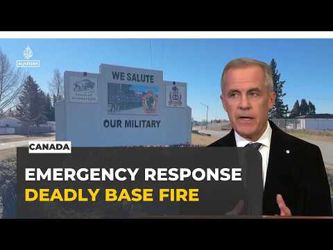 Canada military base fire: Carney mourns victims of Alberta tragedy