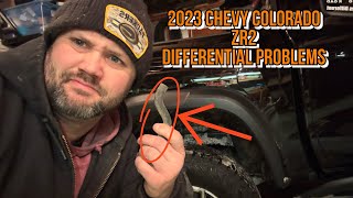 zr2 rear diff problems!! #zr2 #chevycolorado #2023zr2 #chevy