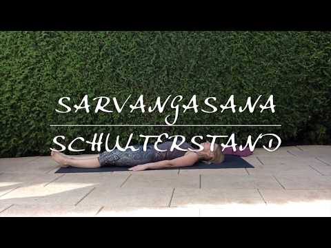 der Schulterstand - Sarvangasana mit Stefanie Busch