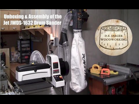 Unboxing & Assembling The Jet JWDS-1632 Drum Sander.