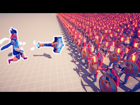 THOR vs ARMIES - Totally Accurate Battle Simulator TABS