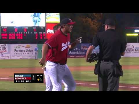 Indie Leaguer Goes Off On Umpire, Replaces Him With Garbage Can At Home Plate
