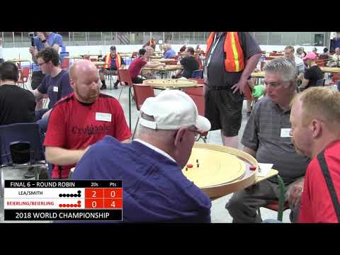 Crokinole 2018 World Championship Doubles - Beierling/Beierling vs Lea/Smith