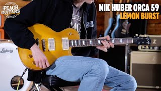 Video thumbnail for No Talking...Just Tones | Nik Huber Orca 59 - Lemon Burst by Peach Guitars