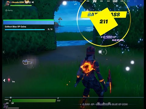 WEEK 3 BLUE XP COINS ALL 5/5 - FORTNITE CHAPTER 2 SEASON 3 !!!! COLLECT ALL IN 1 GAME FASTEST ROUTE