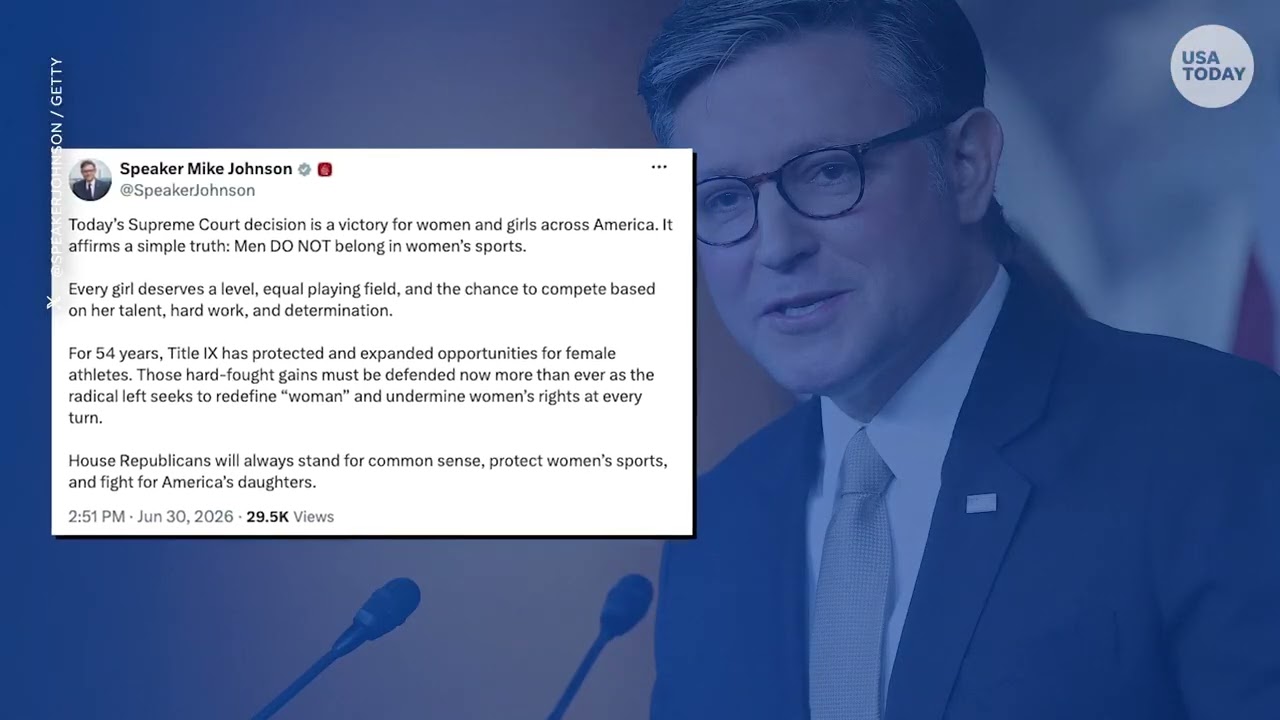 Trump, GOP react to transgender SCOTUS ruling on women's sports