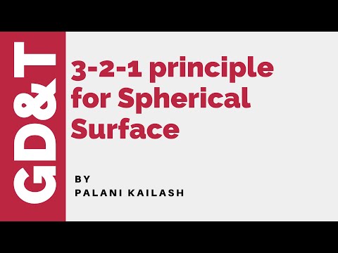 GD&T Tutorial 24.7 : 3-2-1 Principle on Spherical Surface