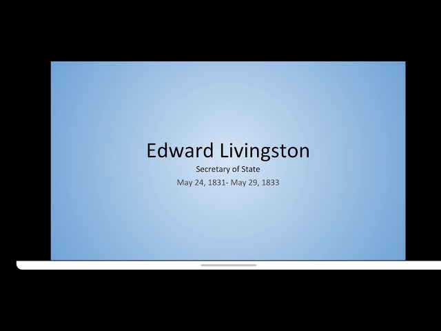 Vídeo relacionado con Life and Services of Edward Livingston; Address of Carleton Hunt, May 9, 1903 (English Edition)