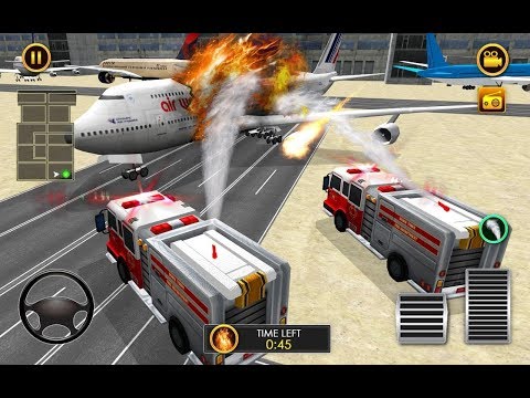 American Fire Fighter Airplane Rescue Heroes | Android Gameplay | FrictionGames