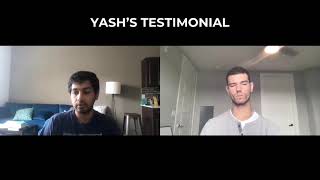 Yash's Testimonial