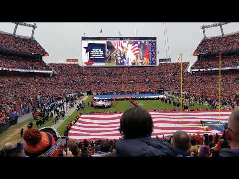 NFL AFC Championship Game National Anthem - New England Patriots vs Denver Broncos 1-25-2026