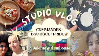 Vlog créatif : commandes, 400 stickers, expo & PRIDE 2025 à Montpellier 🏳️‍🌈