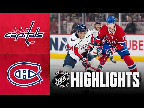Washington Capitals vs. Montreal Canadiens | NHL Highlights | November 20, 2025