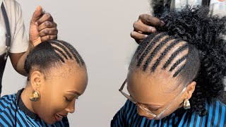 After My Big Chop |My Quick Hairstyle For My Journey To Waist Length Natural Hair