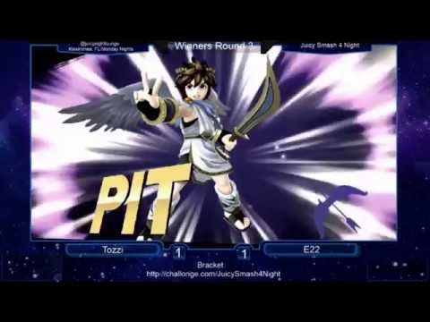 JuicySmash4Night - Winners Round 3: Tozzi (Corrin) vs E22 (Mario/Pit)