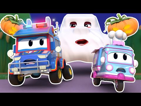 Super Kamion -  Halleoween: Bježanje iz STRAŠNOG LABIRINTA SA DUHOVIMA | Strašni videi za djecu