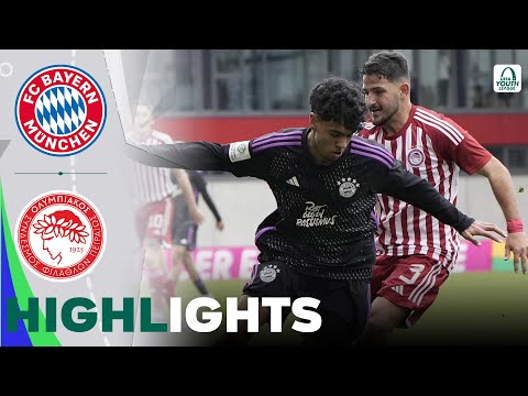 Bayern Munich vs Olympiacos | Highlights | UEFA Youth League Quarter Final 12-03-2024