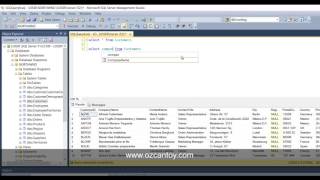 Sql Server Dersleri - Ders 4 - Select Komutu - www.ozcantoy.com