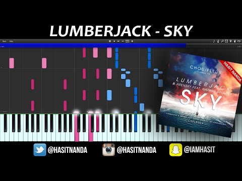 Lumberjack & Arensky - Sky (Piano Tutorial)