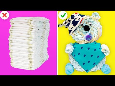 BABY SHOWER IDEAS FOR SMART PARENTS || 5-Minute Gifts You Can Make Yourself!