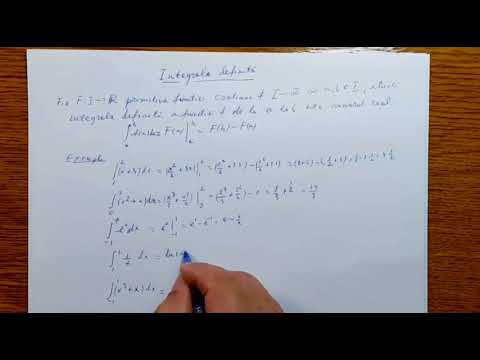 Integrala definita - Analiza Matematica - Clasa a XII-a  120501-01
