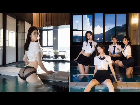 [4K AI] Girls Resort Gathering | 与闺蜜们度假 | 휴가 중 가장 친한 친구 | 休暇中の親友