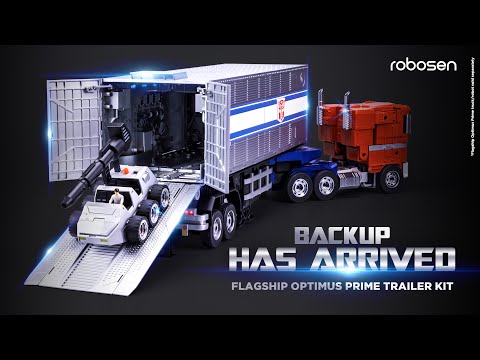Meet the World's First Auto Converting Flagship Optimus Prime TRAILER KIT by Robosen