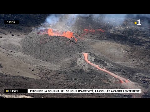 Partons au Piton de la Fournaise pour assister à son cinquième jour d'éruption !