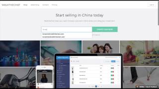 WalktheChat tutorial: how to get started selling to China