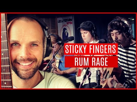 Rum Rage Guitar Lesson - Sticky Fingers Triple J Live Performance Tutorial