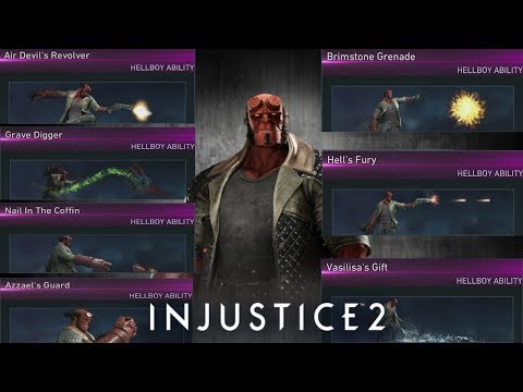 Injustice 2: Hellboy All Unlockable Abilities