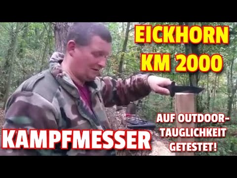 ✔EICKHORN KM2000 Kampfmesser / Outdoor Messer Review + Test