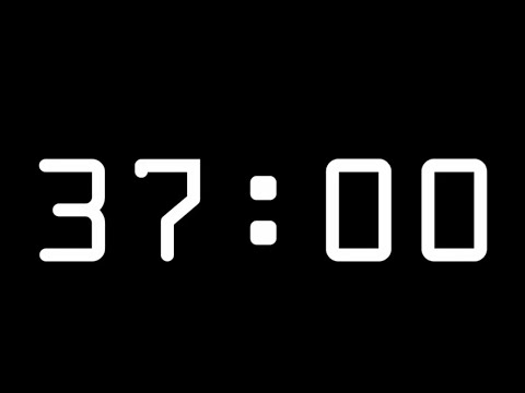 37 Minute Timer with Alarm (Count Up Stopwatch)