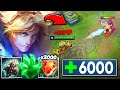 Ezreal but every Q Steals PERMANENT Health from the enemy (OVER 6000 HEALTH)