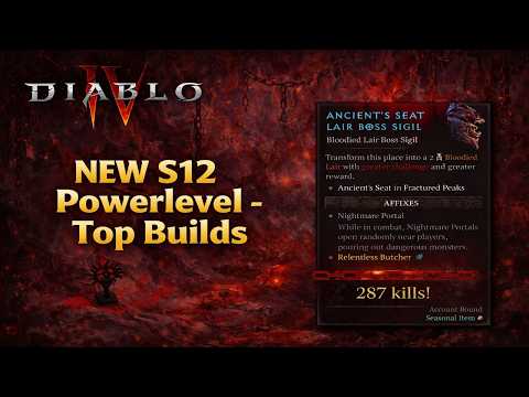 Season 12 Update TODAY - Most Powerful Builds to Test