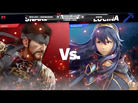Arkade Smash Invitational Losers Finals - Eedwarddi (Lucina) Vs. Geeni (Snake)