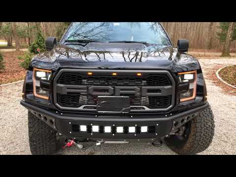 FORD 2017 RAPTOR BF GOODRICH BREMBO BRAKE FUEL D552 TROPHY 20" A.R.E. Z SERIES CAP MODIFICATIONS