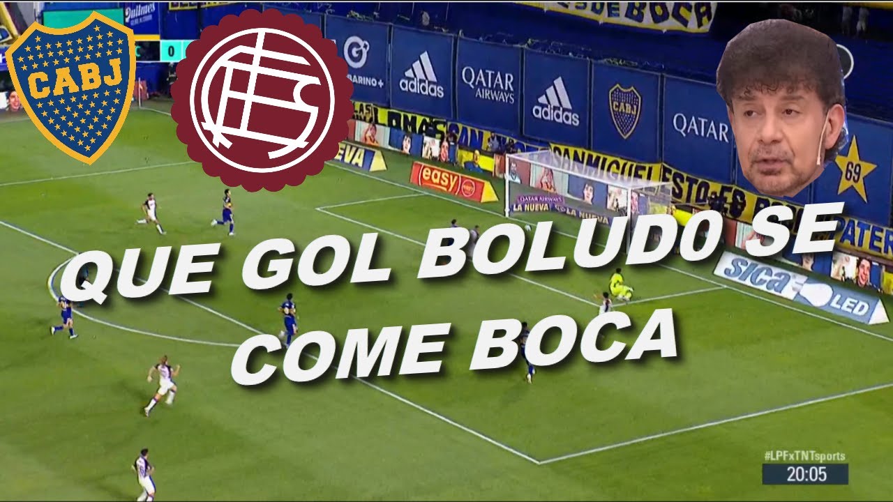 (Relator Enojado Daniel Mollo) Boca 1 - Lanus 2. Liga Argentina 2020