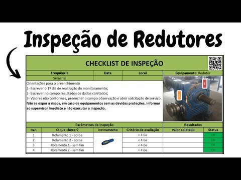 Inspeção de Redutores de velocidade | Manutenção preditiva