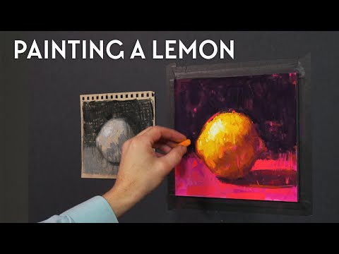 Still Life - Painting A Lemon